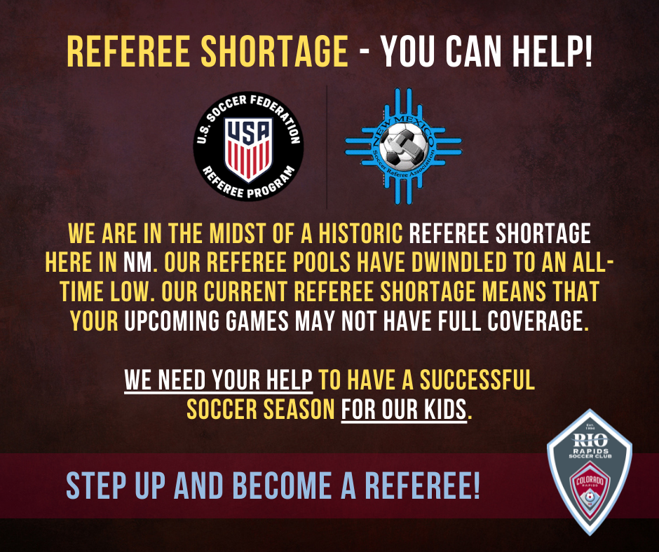 Rrsc us nm soccer referee shortage