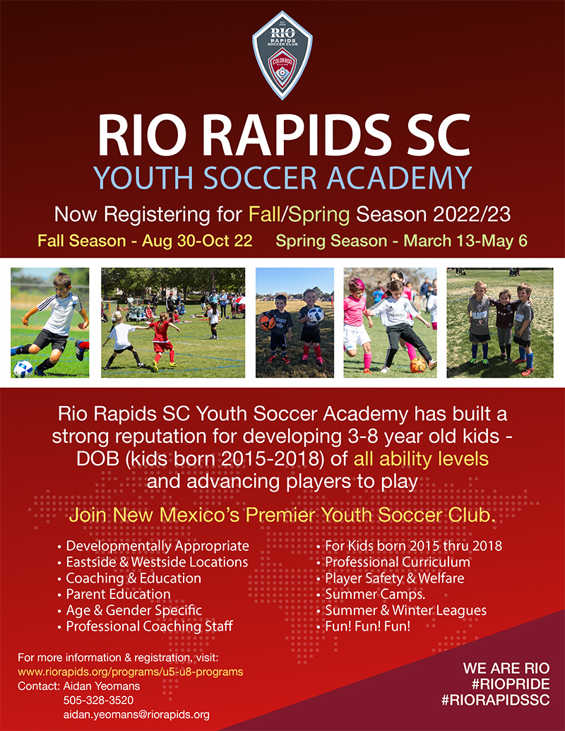 Rrsc youth academy flyer 041522